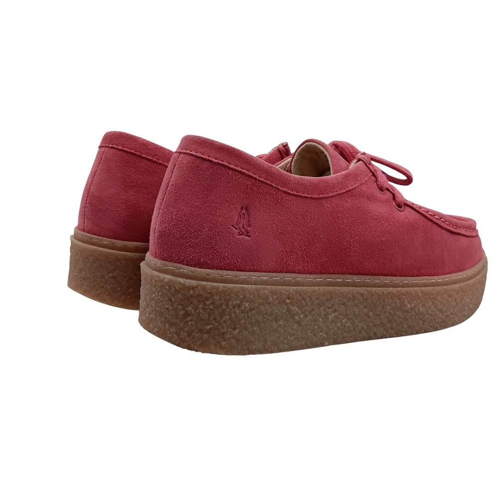 HUSP PUPPIES Bridget Pink Lemonade Suede Crepe Sole - Size 8 - Picture 7 of 14